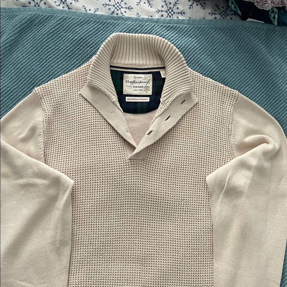 Weatherproof Men's Cream Sweater